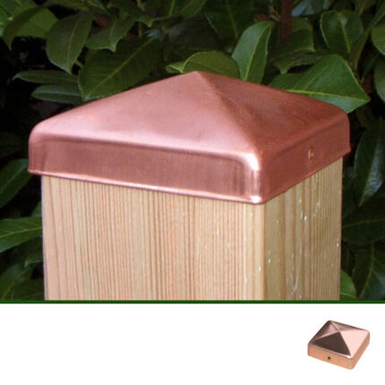 Pfostenkappe-aus-Kupfer