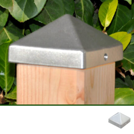 Premium-Pfostenkappen-aus-Aluminium-blank